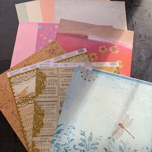 11 12x12” scrapbook pages.